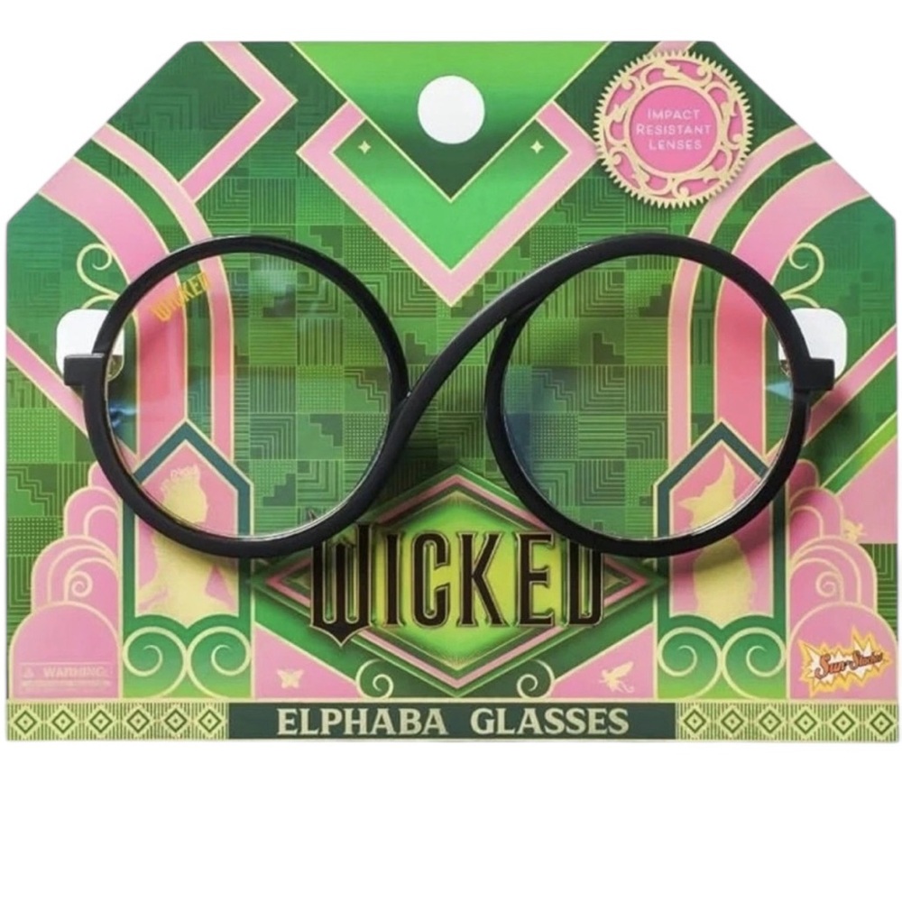 Elphaba Black Round Glasses